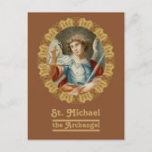 St. Michael the Archangel (M 010) Postkarte (Vorderseite)