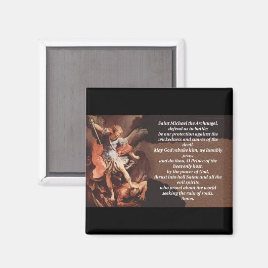 St Michael the Archangel Magnet (Vorderseite/Rückseite)