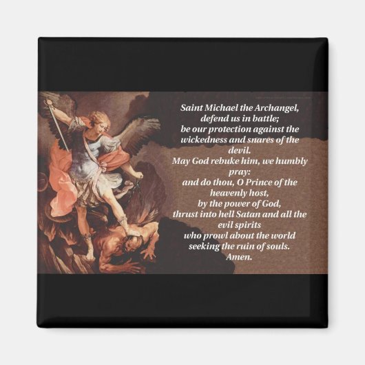 St Michael the Archangel Magnet (Vorne)