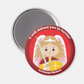 St. Michael the Archangel Magnet (Vorderseite/Rückseite)