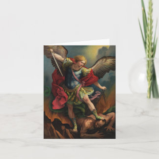 St. Michael the Archangel Note Card Feiertagskarte