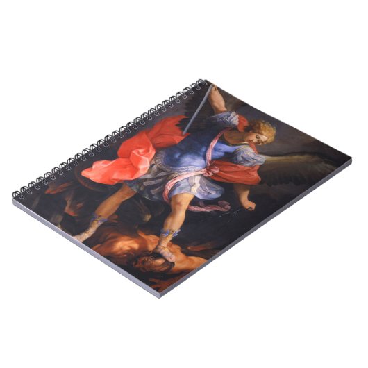 St Michael The Archangel Notizblock (Linke Seite)