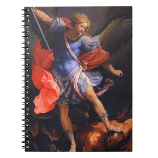 St Michael The Archangel Notizblock (Vorderseite)