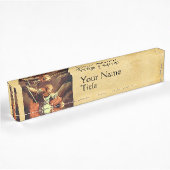 St. Michael the Archangel Parchment Namensplakette