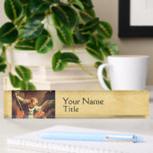 St. Michael the Archangel Parchment Namensplakette