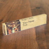 St. Michael the Archangel Parchment Namensplakette (Seite)