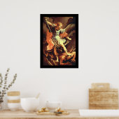St. Michael the Archangel Poster (Küche)