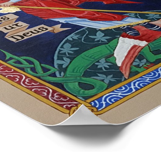 St. Michael the Archangel Poster (Ecke)