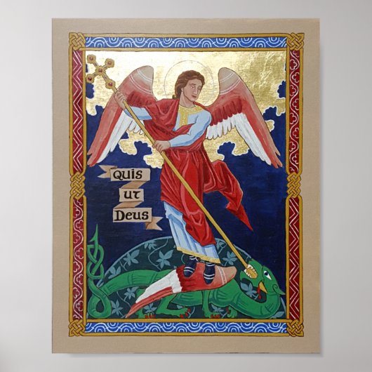 St. Michael the Archangel Poster (Vorne)