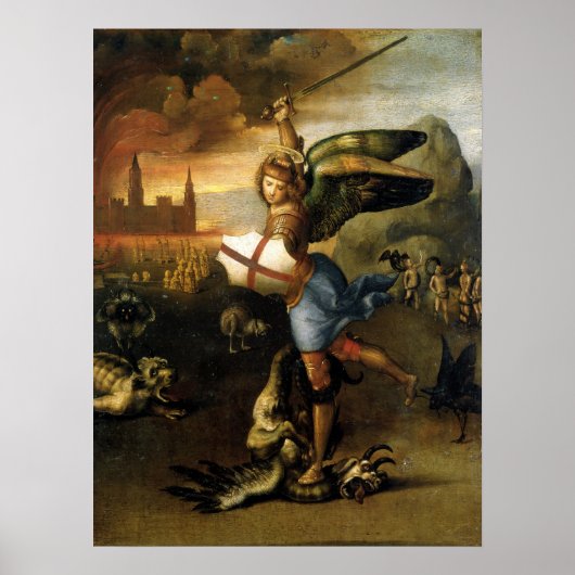 St. Michael the Archangel - Raphael Poster (Vorne)