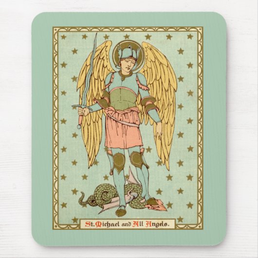 St. Michael the Archangel (RLS 12) (Stil 1) Mousepad (Vorne)