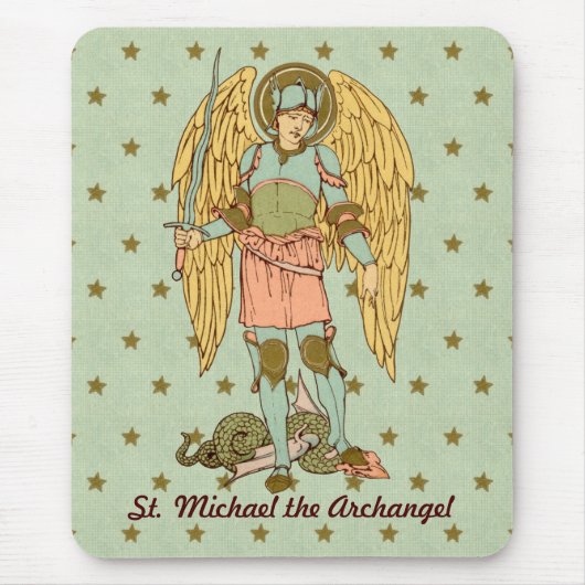 St. Michael the Archangel (RLS 12) (Stil 2) Mousepad (Vorne)