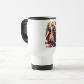 St Michael the Archangel Travel Mug Reisebecher (Vorderseite Links)