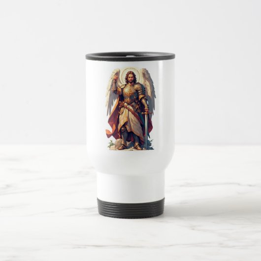 St Michael the Archangel Travel Mug Reisebecher (Mittel)