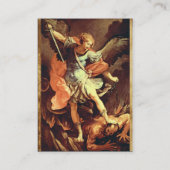 St. Michael the Archangel Visitenkarte (Rückseite)