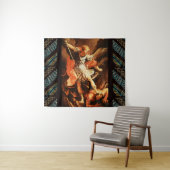 St. Michael the Archangel Wandteppich (Beispiel (Horizontal))