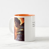 St. Michael The Archangel Zweifarbige Tasse (Vorderseite Links)