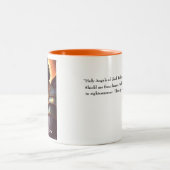 St. Michael The Archangel Zweifarbige Tasse (Mittel)