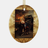 St Michael und das Drache-Gebet Keramik Ornament (Rechts)