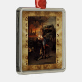 St. Michael und das Drachengebet Ornament Aus Metall (Rechts)