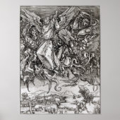 St. Michael und der Drache, aus einem Lateinischen Poster (Vorne)