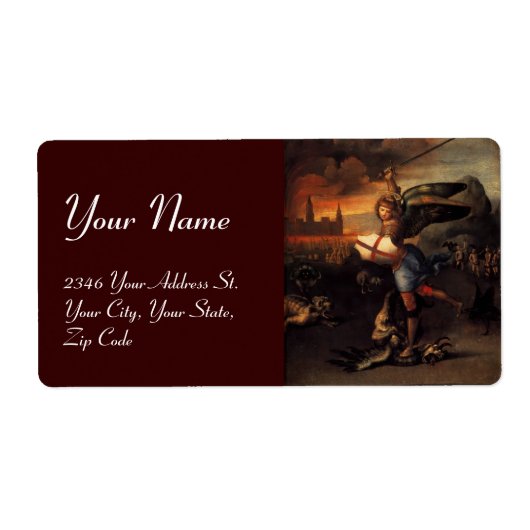 St. Michael und der Drache, braun (Vorne)