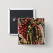St Michael und der Drache Button (Vorne & Hinten)