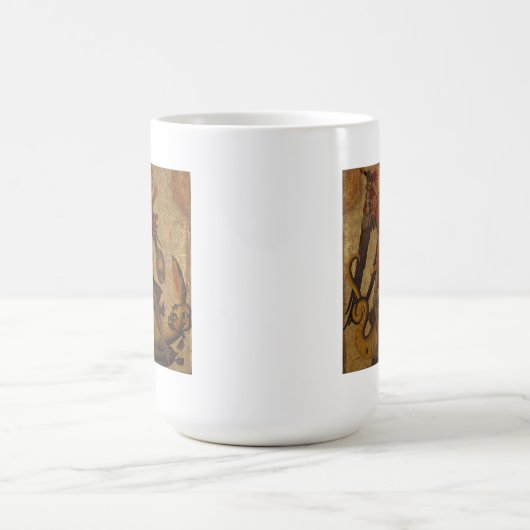 St Michael und der Drache Kaffeetasse (Mittel)