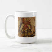 St Michael und der Drache Kaffeetasse (Links)