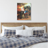St. MICHAEL UND DER DRACHE Leinwanddruck (Insitu (Schlafzimmer))