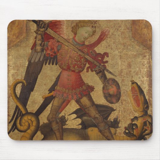 St Michael und der Drache Mousepad (Vorne)