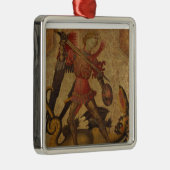 St Michael und der Drache Ornament Aus Metall (Rechts)