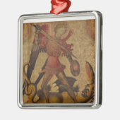 St Michael und der Drache Ornament Aus Metall (Links)
