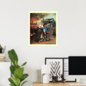 St. MICHAEL UND DER DRACHE Poster (Heimbüro)