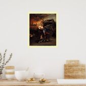 St. MICHAEL UND DER DRACHE Poster (Küche)