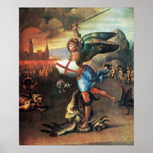 St. MICHAEL UND DER DRACHE Poster