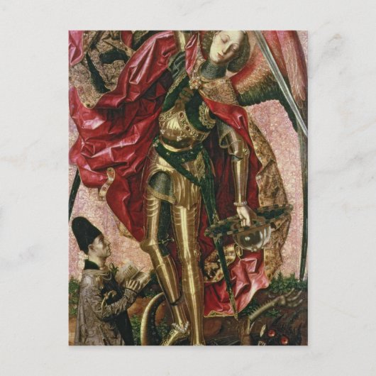 St. Michael und der Drache Postkarte (Vorderseite)