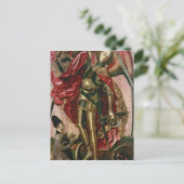 St. Michael und der Drache Postkarte (Stehend Vorderseite)
