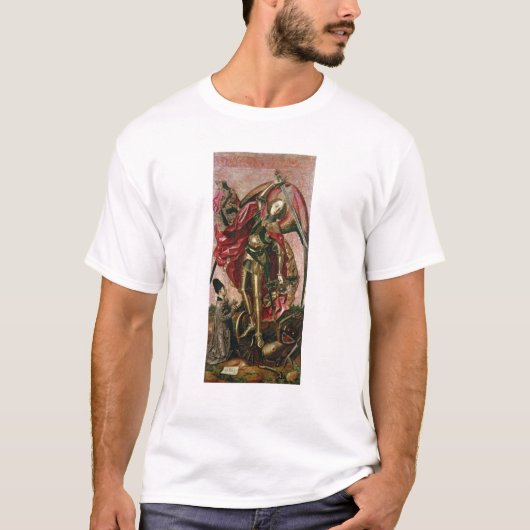 St Michael und der Drache T-Shirt (Vorderseite)