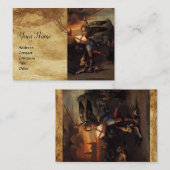 St. Michael und der Drache Visitenkarte (Vorne/Hinten)