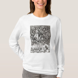 St Michael und der Drache, von einem Latein T-Shirt