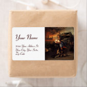 St. Michael und der Drache, weiß (Insitu)