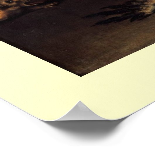 St MICHAEL UND DER DRAGON Poster (Ecke)