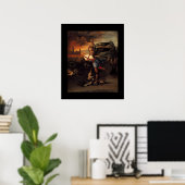 St MICHAEL UND DER DRAGON Poster (Heimbüro)