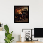 St MICHAEL UND DER DRAGON Poster (Heimbüro)