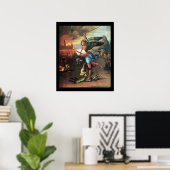 St MICHAEL UND DER DRAGON Poster (Heimbüro)
