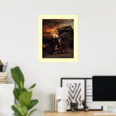 St MICHAEL UND DER DRAGON Poster (Heimbüro)