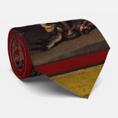 St. MICHAEL UND DER DRAGON, Ruby Krawatte (Gerollt)