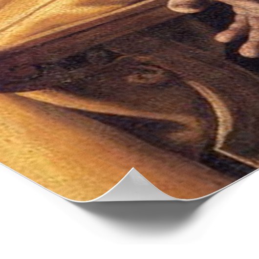 St. Michael und der Erzengel Poster (Ecke)