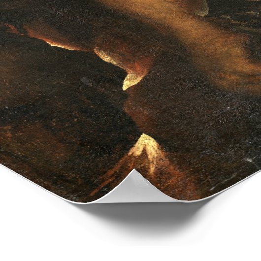 St. Michael und der Satan - Raphael Poster (Ecke)